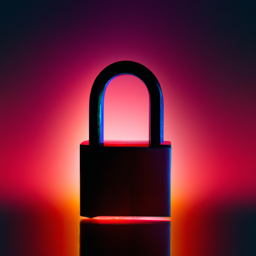 Illustration abstraite d’un cadenas symbolisant la confidentialité et la sécurité des données